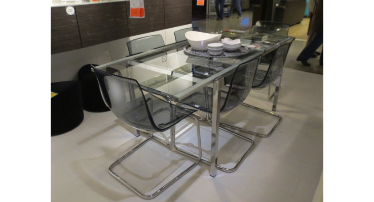 Spot Eşya Ikea Cam Masa Sandalye