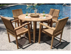 Tik Ağacı Masa Sandalye Takımı İçerenköy Mahallesi