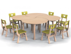 Yuvarlak Masa ve 4 Sandalye